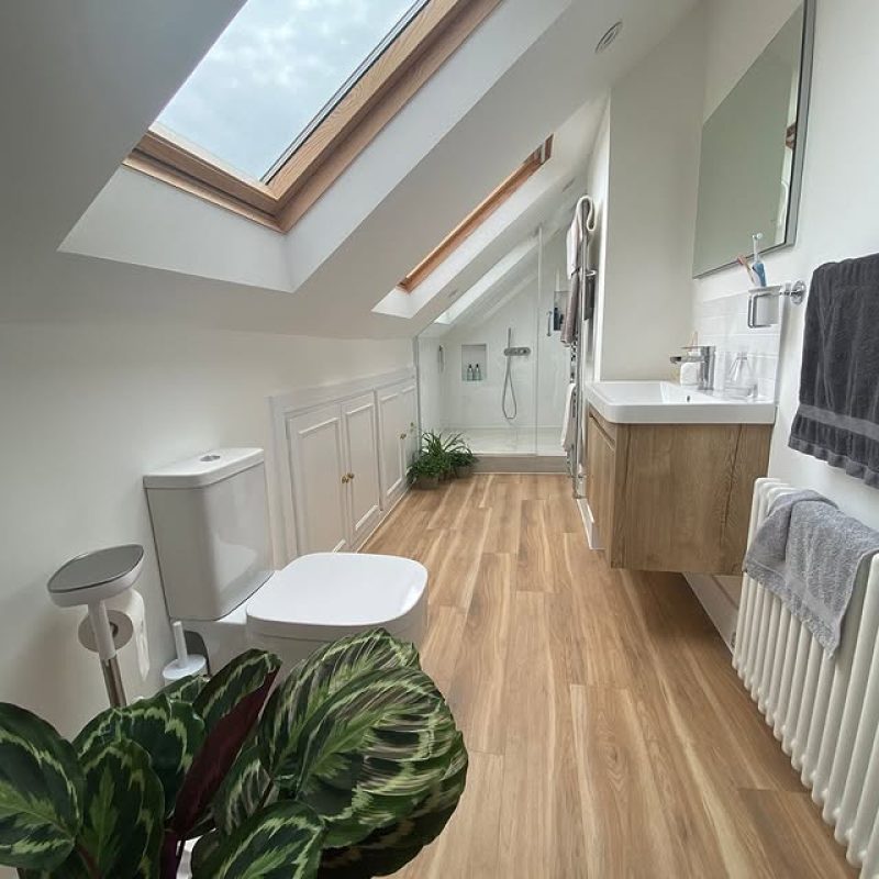 Corner Bathroom